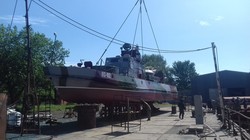 В Одесской области на Дунае отремонтировали пограничный бронированный катер (ФОТО)