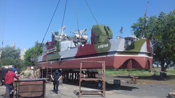 В Одесской области на Дунае отремонтировали пограничный бронированный катер (ФОТО)