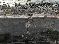 Дамба Хаджибейского лимана пострадала от сильных ливней