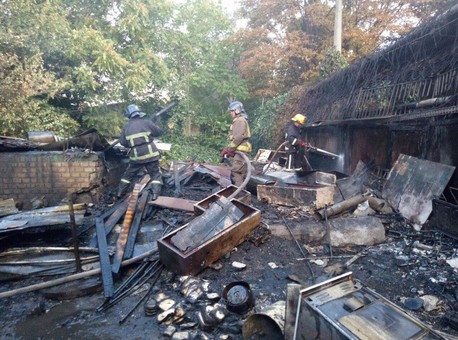 В Одессе произошёл пожар на рынке «Черёмушки»