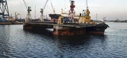 Понтонную переправу между Одессой и Черноморском начали ремонтировать