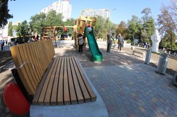 В Приморском районе Одессы состоялось открытие ещё одного сквера