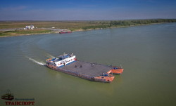 В Одесской области начались испытания паромной переправы через Дунай