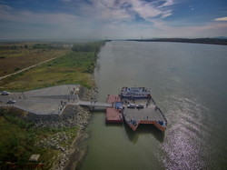 В Одесской области начались испытания паромной переправы через Дунай