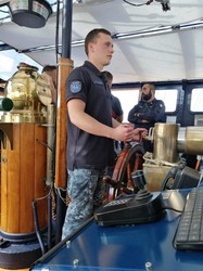 Одесские кадеты прошли практику на корабле ВМС Италии