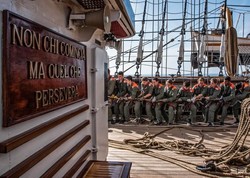 Одесские кадеты прошли практику на корабле ВМС Италии