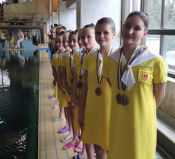 Юные одесские синхронистки стали медалистками чемпионата Украины