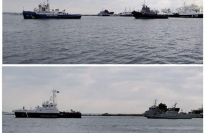 Возвращённые украинские корабли направляются в Очаков