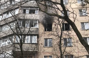 В девятиэтажке на  посёлке Котовского произошёл пожар: есть жертвы