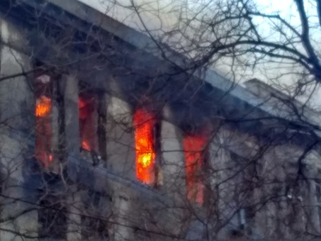 По факту пожара в одесском колледже начато судебное расследование