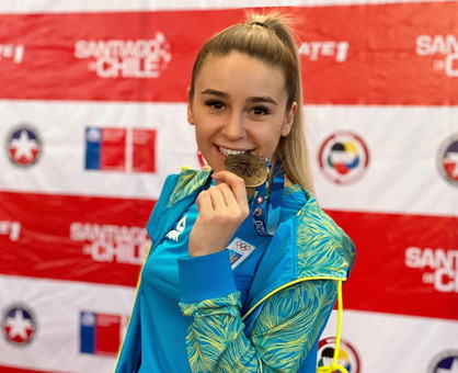 Одесская каратистка завоевала первую золотую медаль в новом году