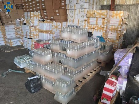 В Одессе СБУ выявила более семи тысяч литров палёного алкоголя