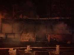 В Киевском районе Одессы ночью сгорело кафе
