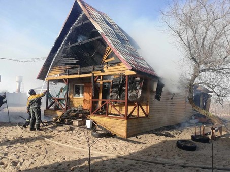В Одесской области горела база отдыха