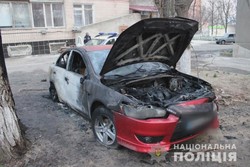 В Одесской области сгорел автомобиль прокурора