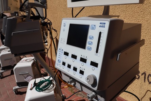 Одесская инфекционная больница получила современные аппараты ИВЛ эксперт-класса